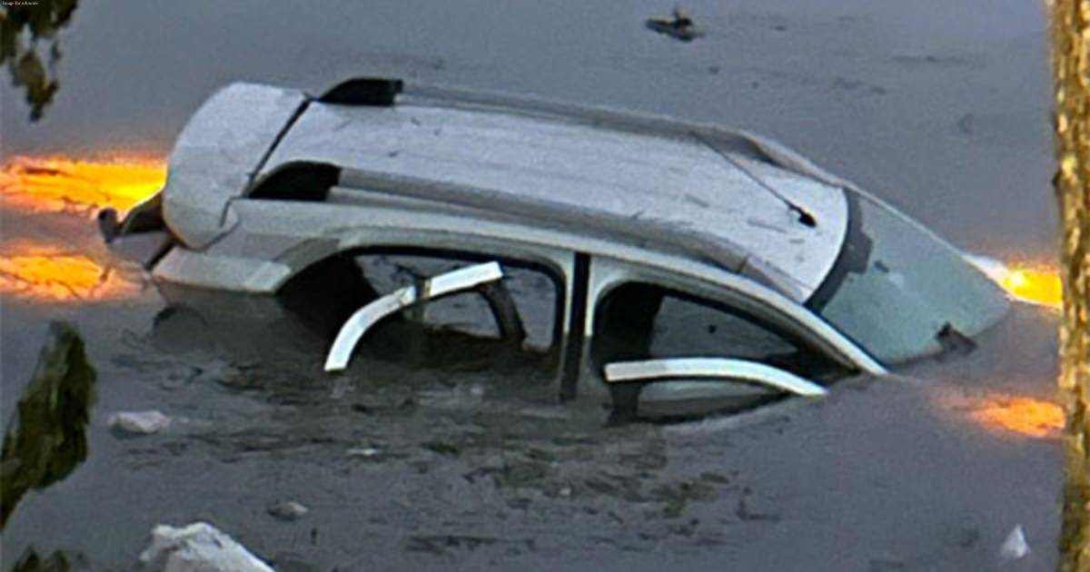 Telangana: Man missing after car falls into pond in Vikarabad